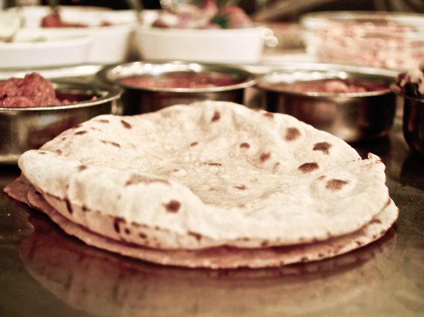 Indian Bread or Tawa Roti Made from Whole Wheat Flour or Refind Flour Dough  Stock Photo - Image of capati, atta: 190429504